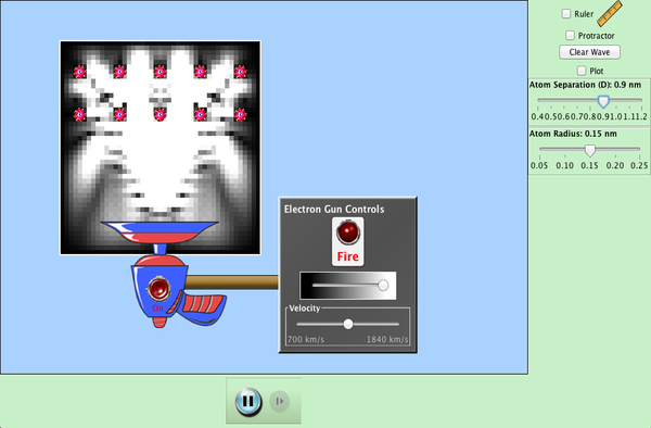 Davisson-Germer: Electron Diffraction Screenshot